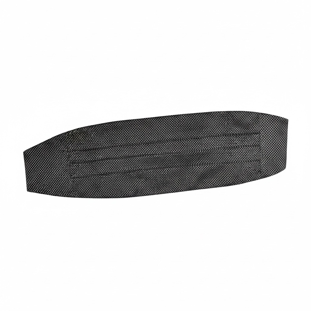 Silk Herringbone Cummerbund Pleated Gray Formal Jos A Bank Adjustable OS